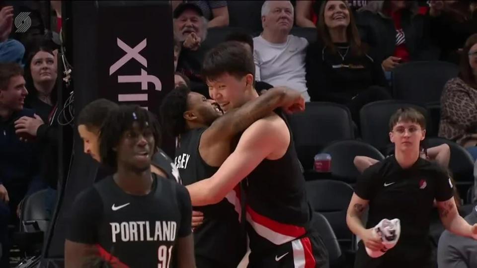 米乐m6更名为易游-和杨瀚森上演绝佳配合的布雷克-韦斯利到底是什么水平？